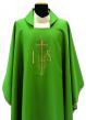  IHS Chasuble/Dalmatic in Linea Style Fabric 